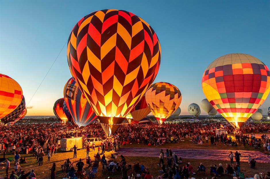 6. Ride a hot air balloon over Albuquerque, New Mexico